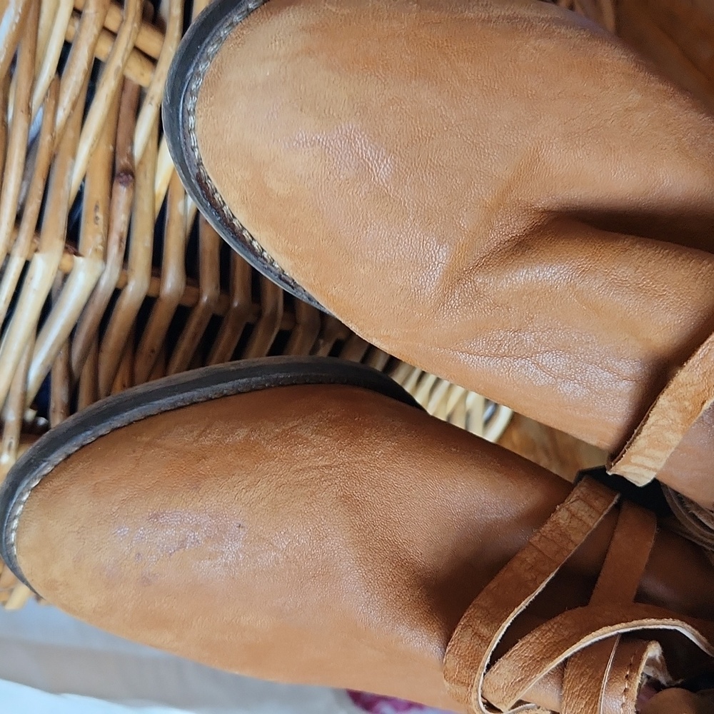 Free People Woven Leather Boots 41‎ US 10 - Picture 12 of 16